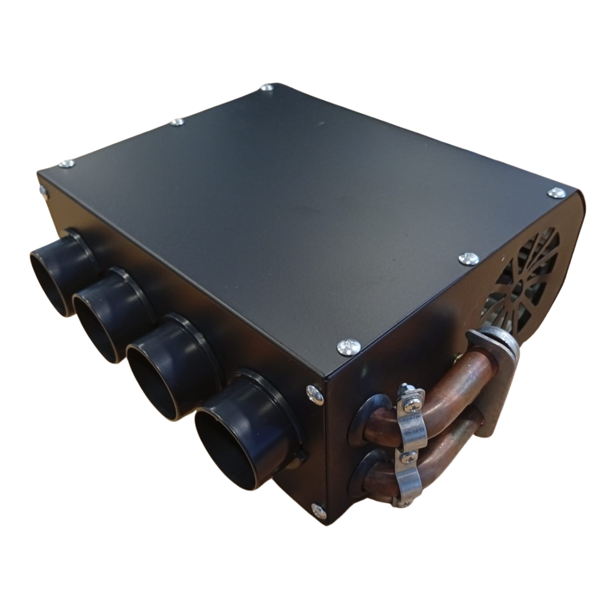 Caja Calefactora 4 Bocas Calefacción Universal 12v Comando