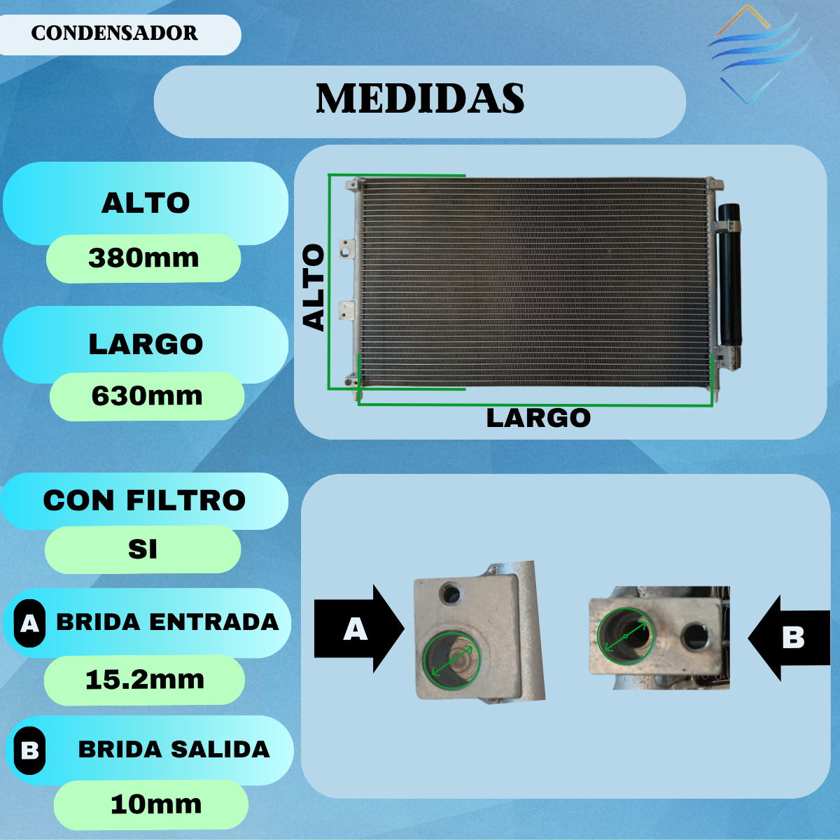Condensador Civic 06/09 1.8 - Imagen 3