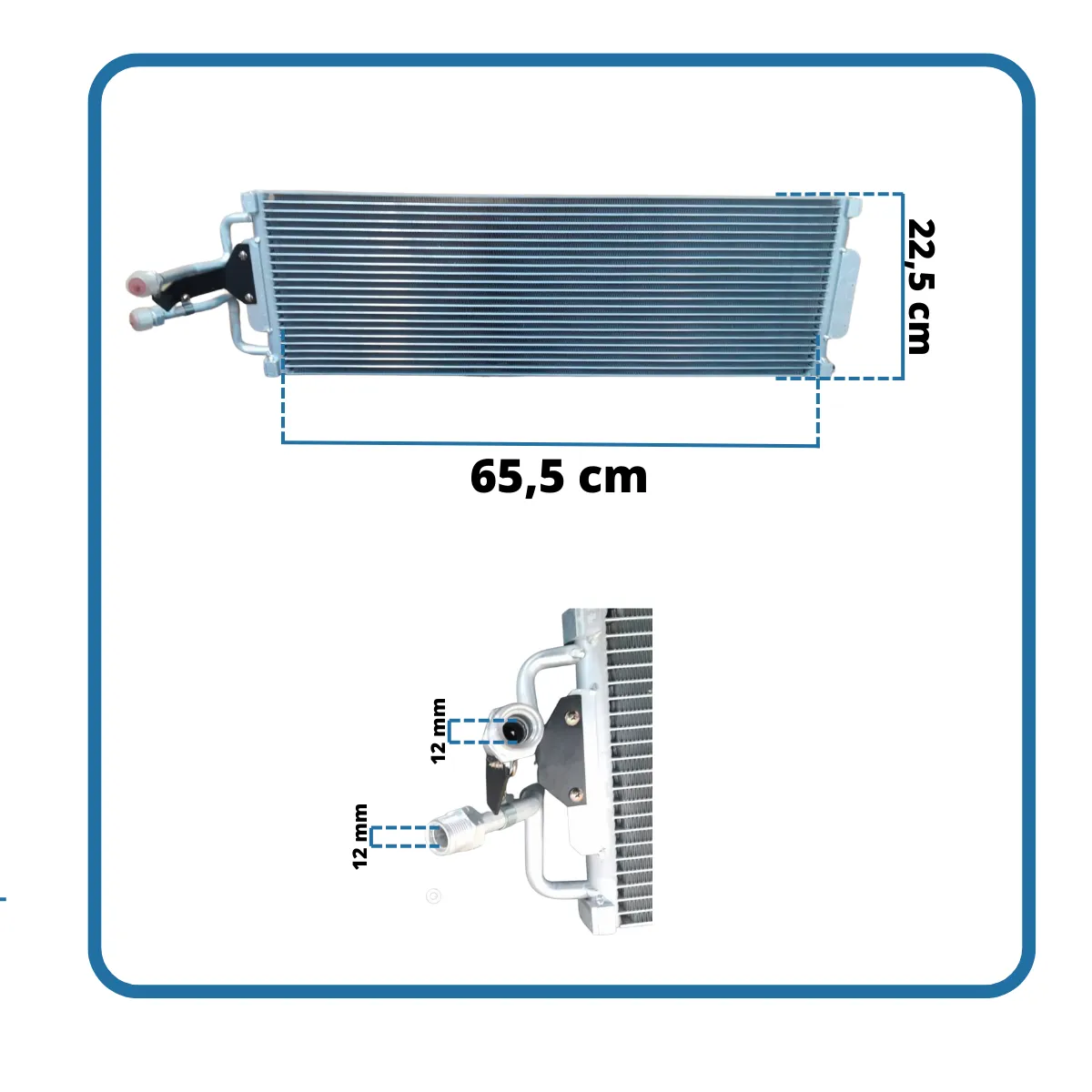 Condensador Aire Acondicionado Para Chevrolet S10 Blazer - Imagen 2