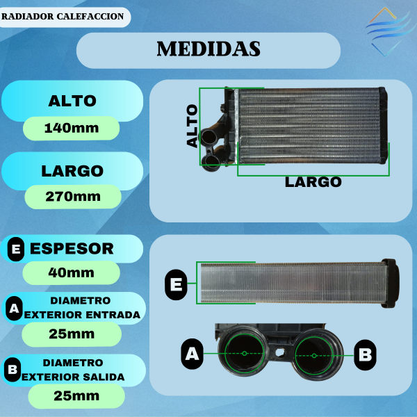 Radiador De Calefaccion Citroen C4 Behr Im2103 - Imagen 3