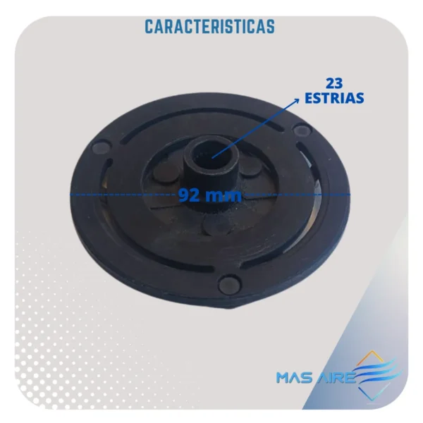 Tapa De Embrague Para Compresor Denso 10s 13c - Imagen 3