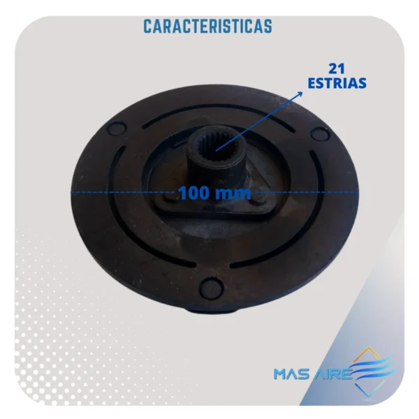 Tapa De Embrague Compresor Hs 13 - Imagen 3