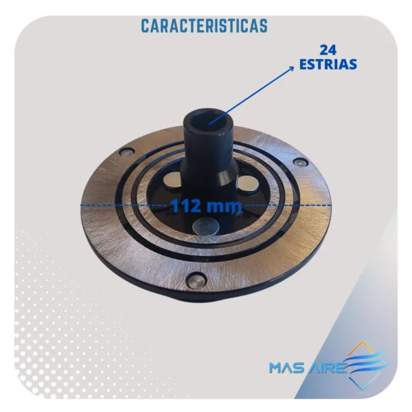 Tapa De Embrague Compresor Hs 18 - Imagen 3
