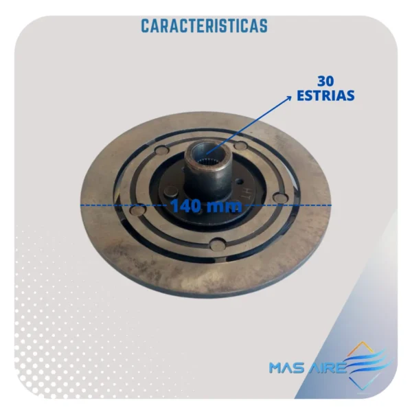 Tapa De Embrague Compresor Tm 31 - Imagen 3