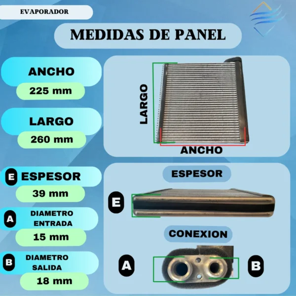 Evaporador Aire Acondicionado  Toyota Corolla 2008 A 2010 - Imagen 3