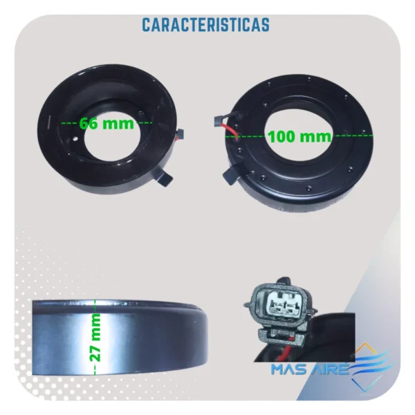 Bobina Compresor Aire Acondicionado Master 3 - Imagen 2