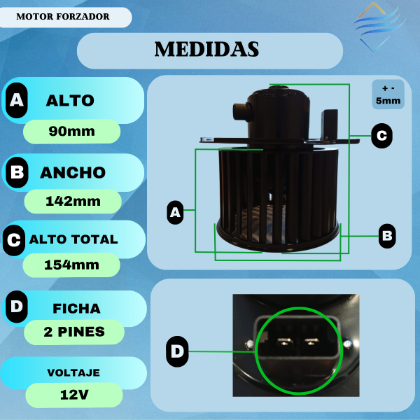 Motor Forzador Chevrolet S10 S 10 Blazer 43h-ma - Imagen 4