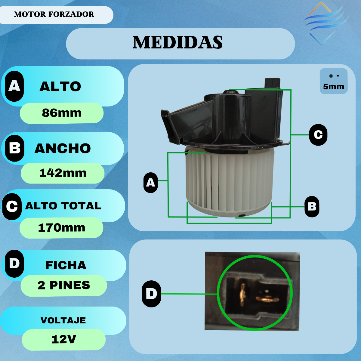 Motor Forzador Peugeot 206 207 Completo - Imagen 4