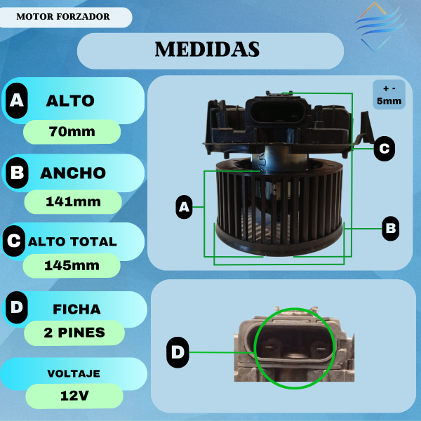 Motor Forzador Megane 2 Tarjetero Scenic 2 Completo 43r-ra - Imagen 5
