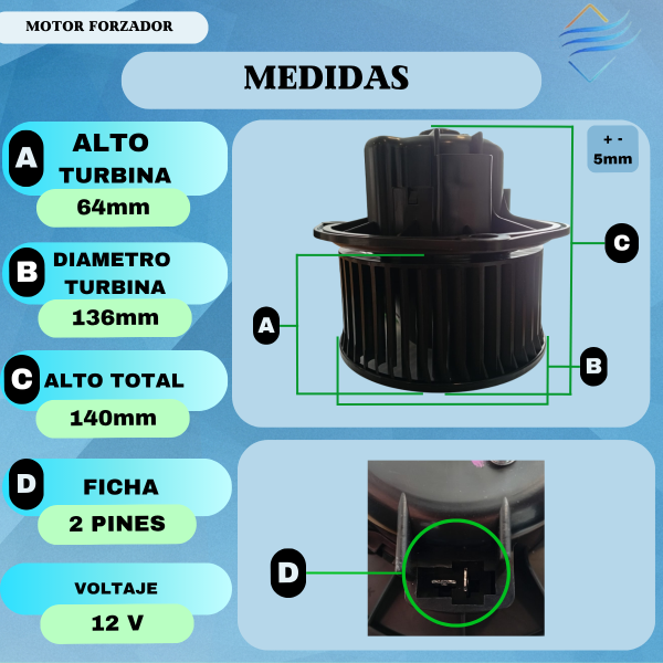 Motor Forzador Ford Cargo 12v Completo - Imagen 5