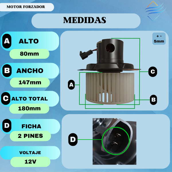 Motor Forzador Ford F100 250 350 95 A 99 Original - Imagen 4