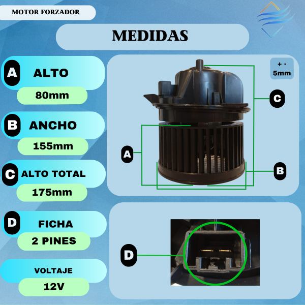 Motor Forzador Ford Focus Completo Con Turbina - Imagen 4