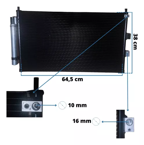 Condensador Aire Acondicionado Honda Civic - Imagen 3