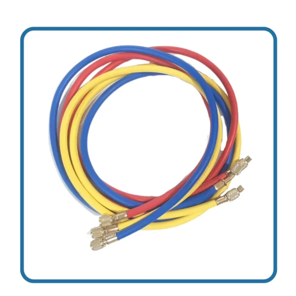 Manguera Manometro Manifold 1,50 Mt Carga Aire Condicionado - Imagen 2