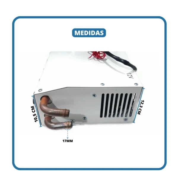 Caja Calefactora 12v 6 Bocas Calefaccion Universal Comando - Imagen 5
