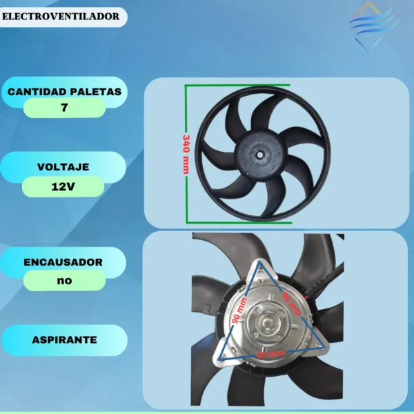 Electroventilador Fiat Ducato Peugeot Boxer Citroen Jumper - Imagen 4