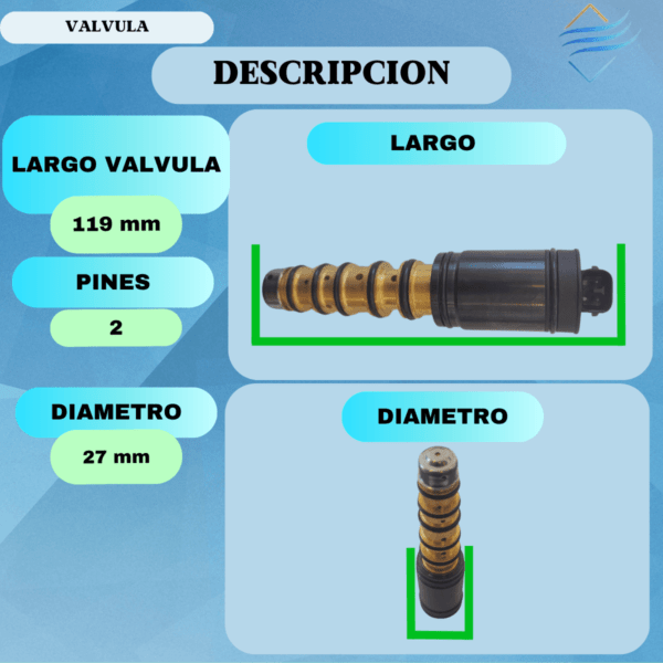 Valvula Electronica Para Compresor Nd Denso 6seu16c