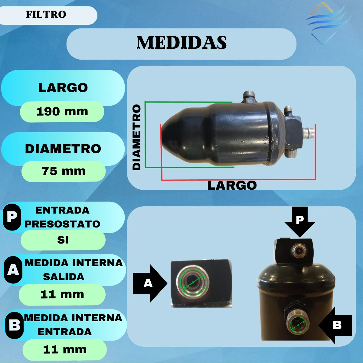 Filtro Aireacondicionado Para Peugeot 406/iveco Stralis - Imagen 4