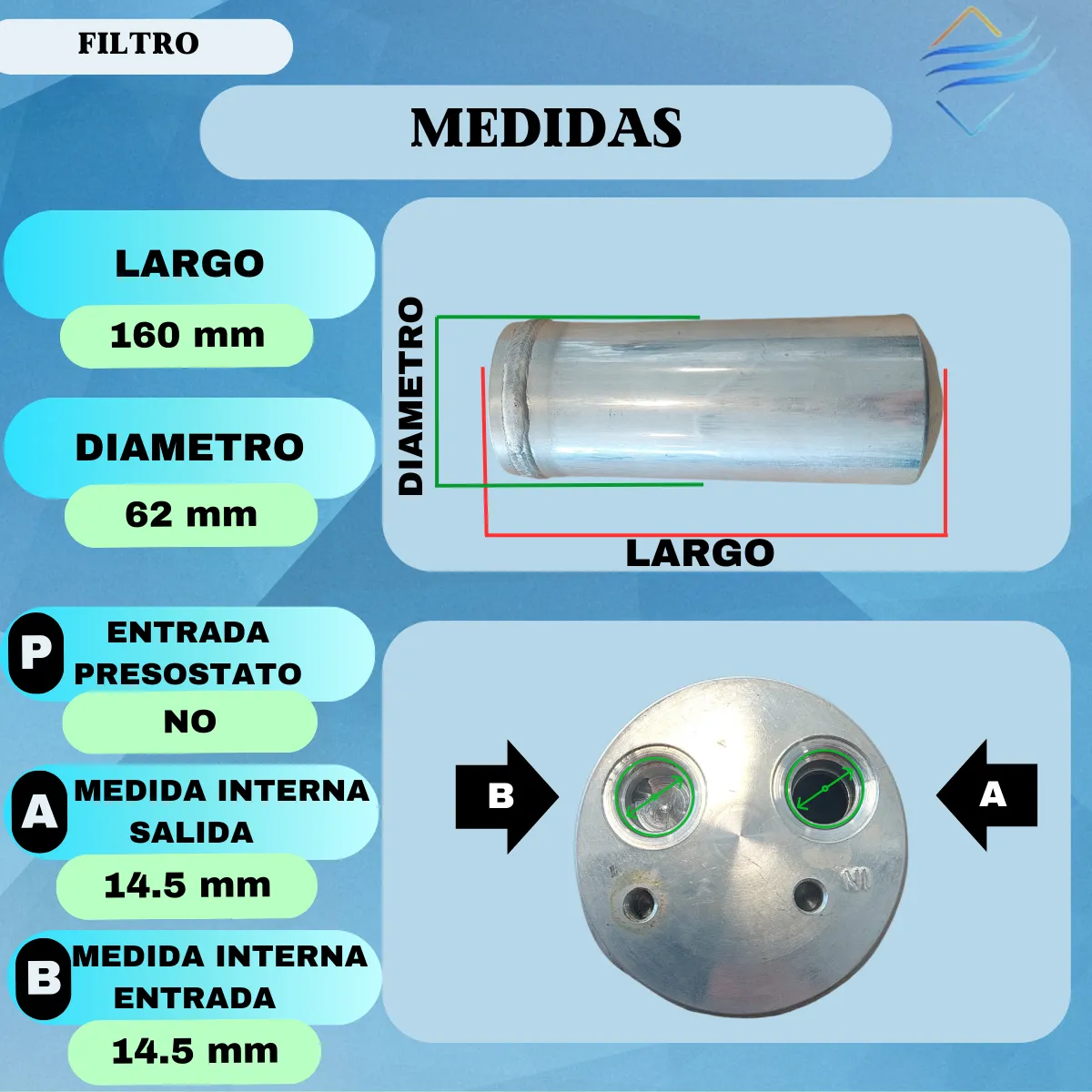 Filtro Para Daewo Lanos - Imagen 2