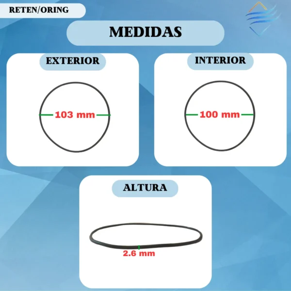 Oring Cuerpo Compresor Fs10 Hs15 Hs18 - Imagen 2