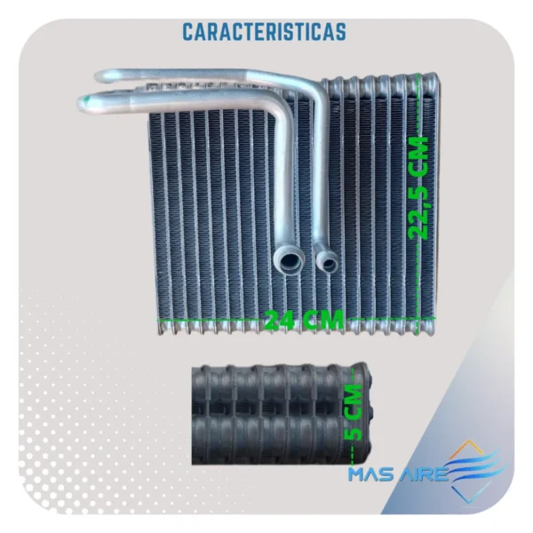 Evaporador Aire Acondicionado Para Volkswagen Gol Trend New - Imagen 3