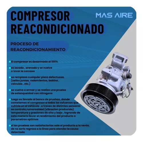 Compresor Aire Ac Kikcs March Versa Kangoo Sandero - Imagen 2