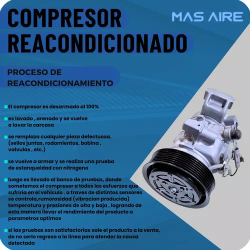 Compresor Aire Acondicionado Nissan Kiks March Versa Cr-08v - Imagen 5
