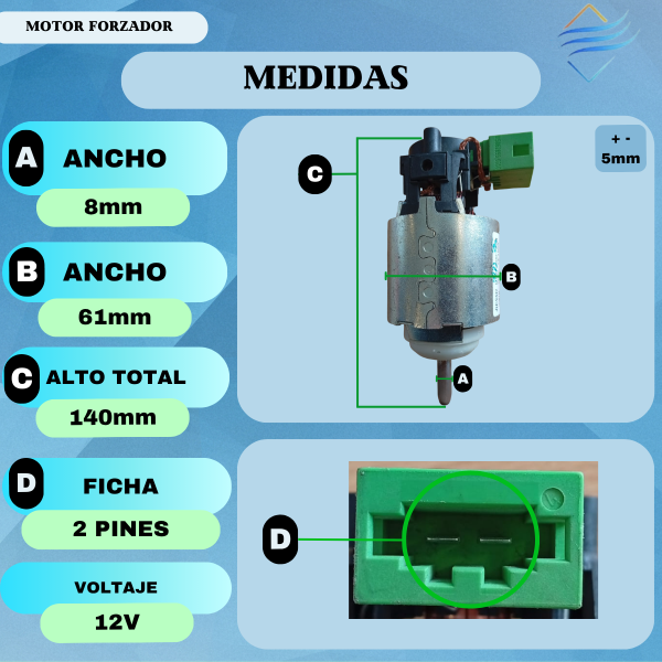 Motor Forzador Para Renault Peugeot Fiat Volkswagen Ford - Imagen 3