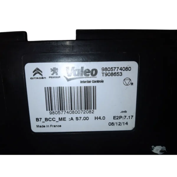 Modulo Comando Climatizador Citroen C4 Lounge 9805774080 - Imagen 4