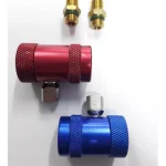 Juego Acople Rapido Carga Aire Acondicionado Gas R1234