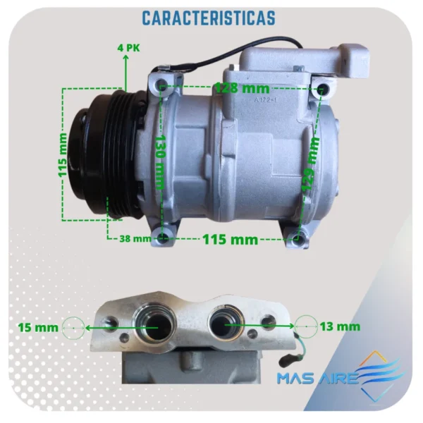 Compresor Aire Acondicionado Para Iveco Stralis Euro Trakker - Imagen 4