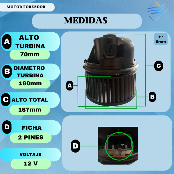 Motor Forzador Ford Focus 2 3 Mondeo Transit Kuga - Imagen 4