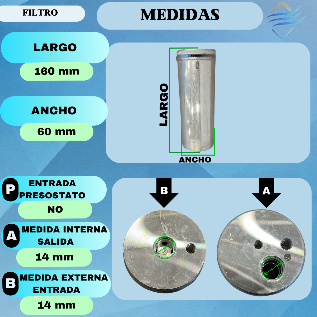 Filtro Aire Acondicionado Polo Golf Bora Audi - Imagen 2