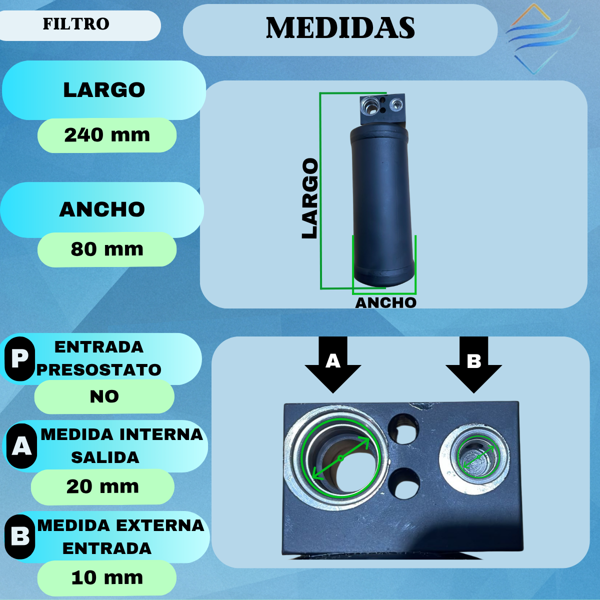 Filtro Aire Acondicionado Camion Scania 124 - Imagen 2