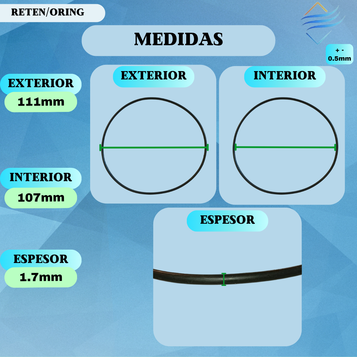 Junta Compresor Aire Acondicionado Sanden 6v12 - Imagen 2