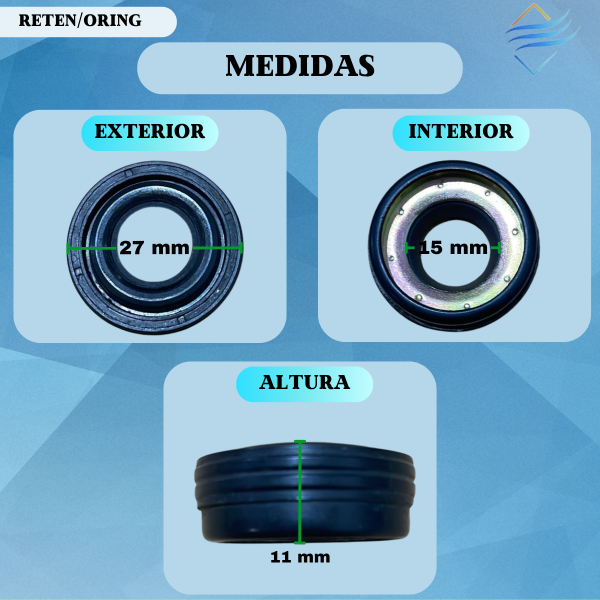 Sello Compresor Aire Acondicionador Denso 7se 6se 7sb 35g-ha - Imagen 2