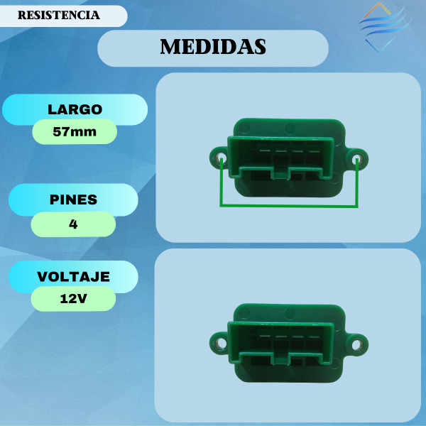 Resistencia Forzador Gol Saveiro Fox Suran Voyage - Imagen 2