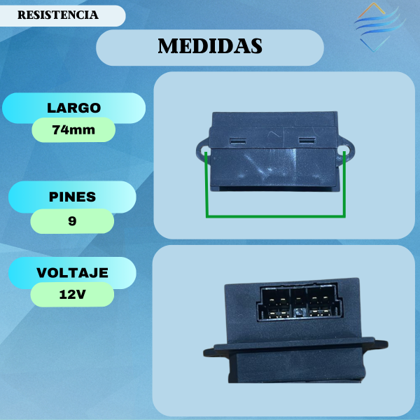 Variador Resistor Forzador Renault Megane Scenic Hasta 1999 - Imagen 2