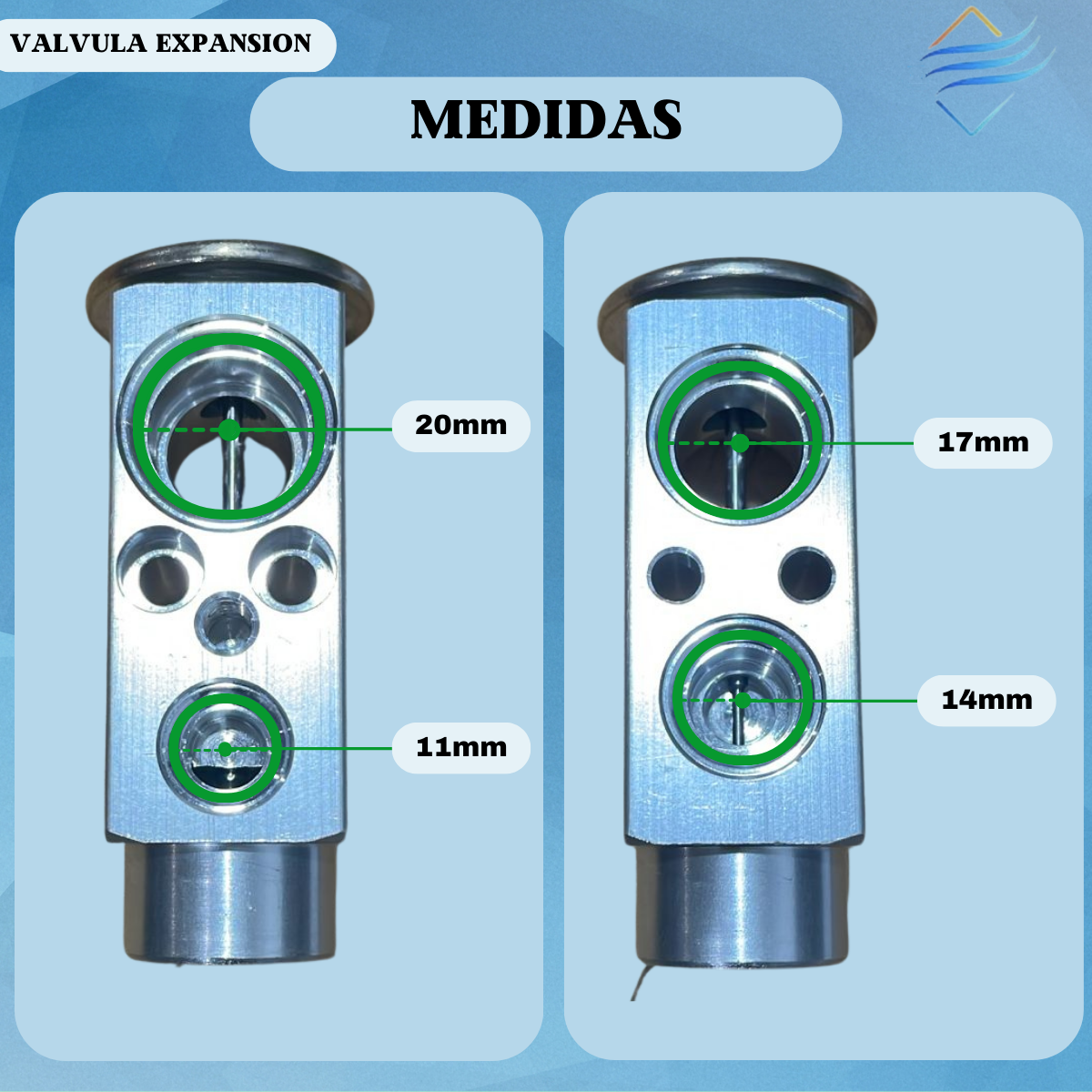 Valvula De Expansion Block Renault 19 Clio Brida Universal - Imagen 2