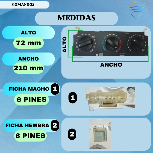 Comando Partner Berlingo Con Aire Acondicionado Mayor A 2011 - Imagen 3
