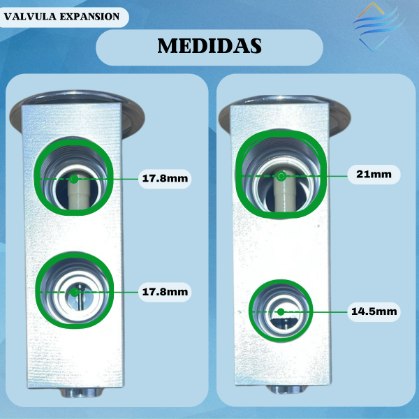 Valvula De Expansion Block 2 Toneladas Rosca Fiat Peugeot Un - Imagen 2