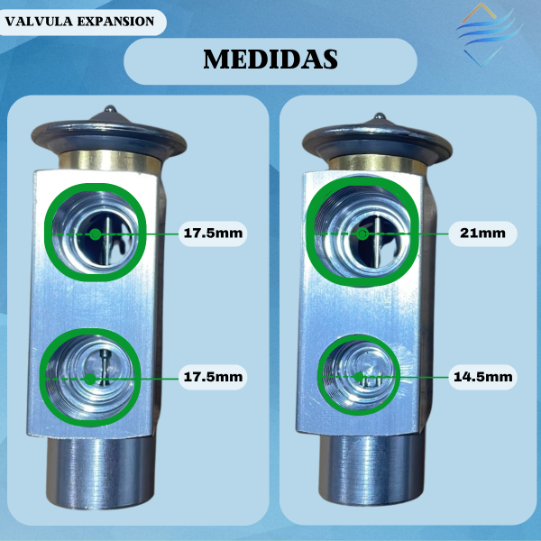 Valvula De Expansion Block 1,5 Tonelada Rosca Universal Fiat Renault Peugeot 976-aa - Imagen 2