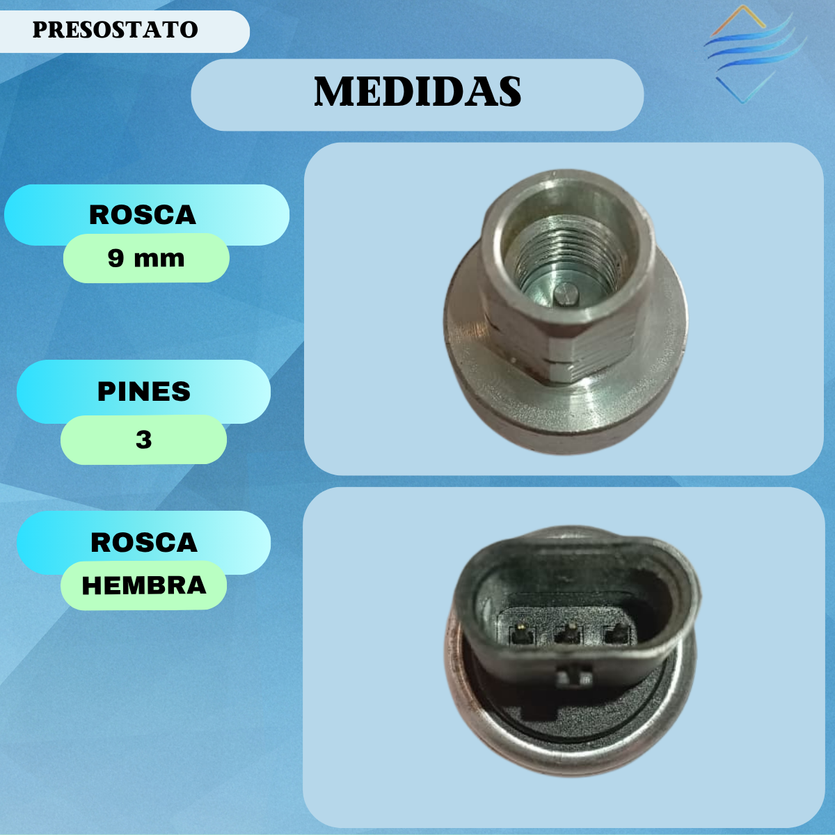 PRESOSTATO DODGE RAM 3 PIN - Imagen 2