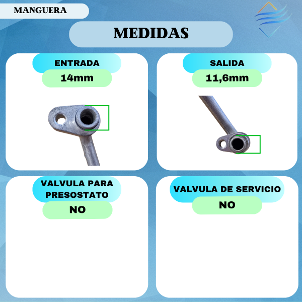 Manguera Caño Aire Acondicionado Renault Kangoo 1.9 - Imagen 2