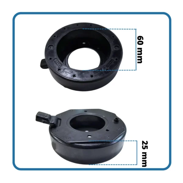 Bobina Compresor Aire Acondicionado Denso Nd 10s 11c - Imagen 2