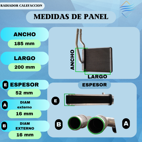 Radiador Calefaccion Ford Focus 1 - Imagen 2
