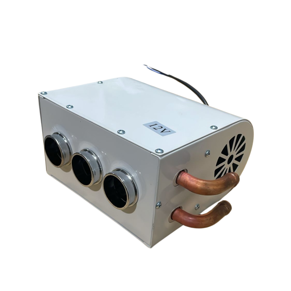 CAJA CALEFACTORA 3 BOCAS CON COMANDO 12V