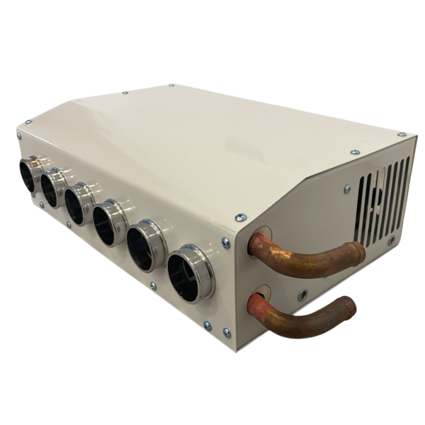 CAJA CALEFACTORA 6 BOCAS C/C 12V