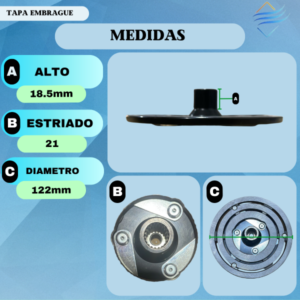TAPA EMB.FS10 Estriado - Imagen 2