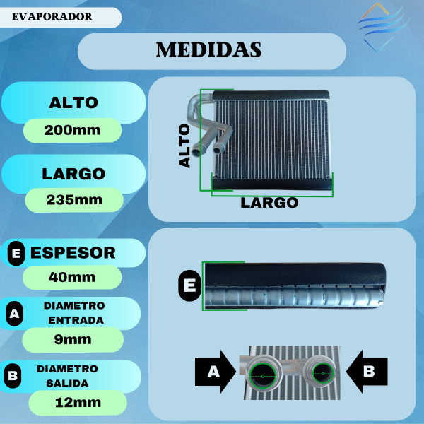 EVAPORADOR 208 C4 LOUNGE - Imagen 3
